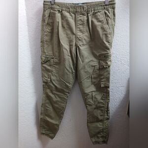 Denim&Co Olive Cargo Pants for Men